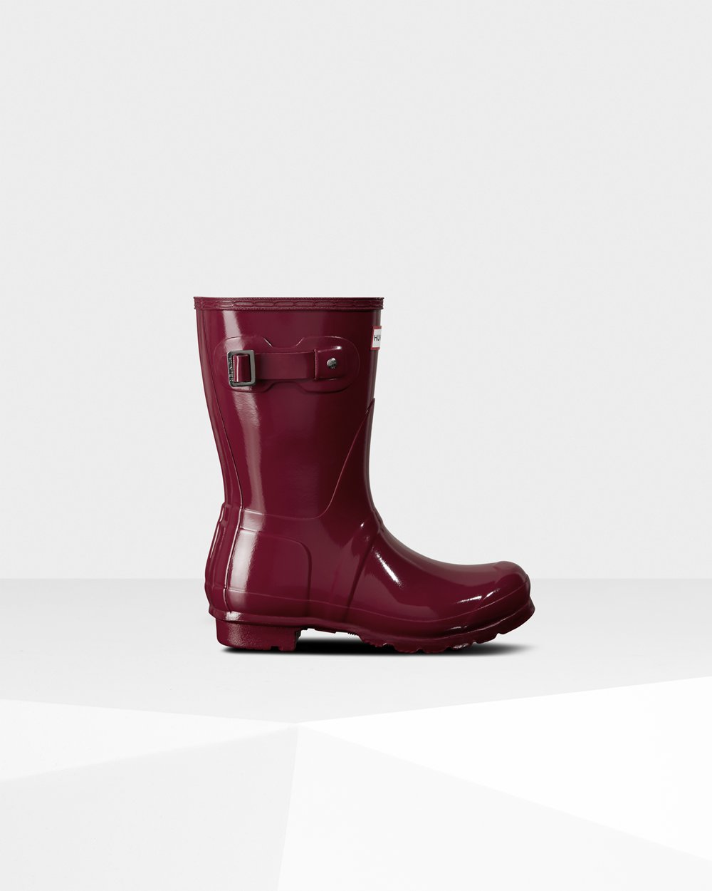 Botas De Cortas Original Gloss Hunter Mujer - Rojos - 917628HDS